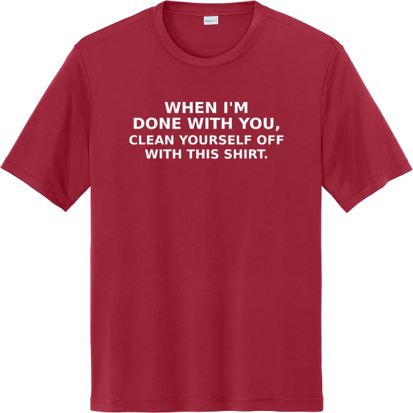 When I'm Done with You - Deep Red