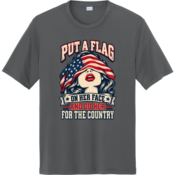 Put a Flag on Her Face - Iron Grey