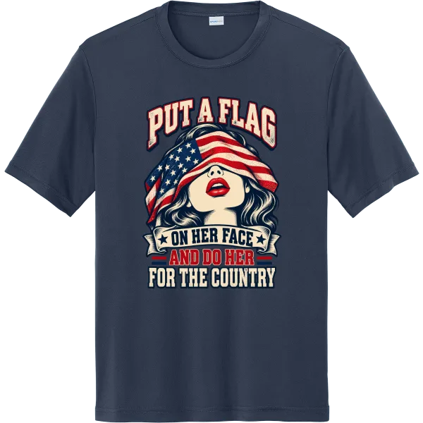 Put a Flag on Her Face - True Navy