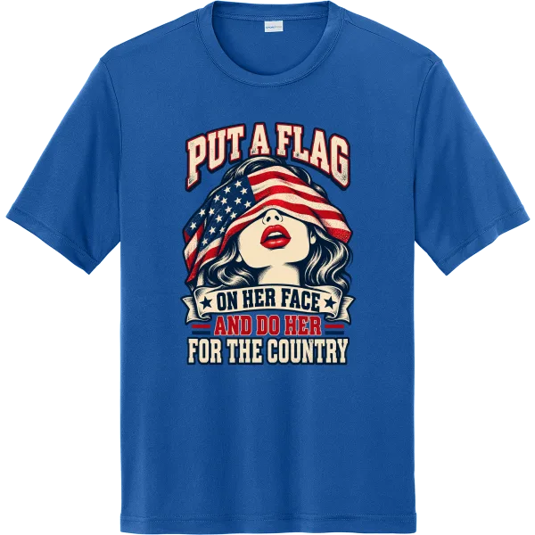Put a Flag on Her Face - True Royal