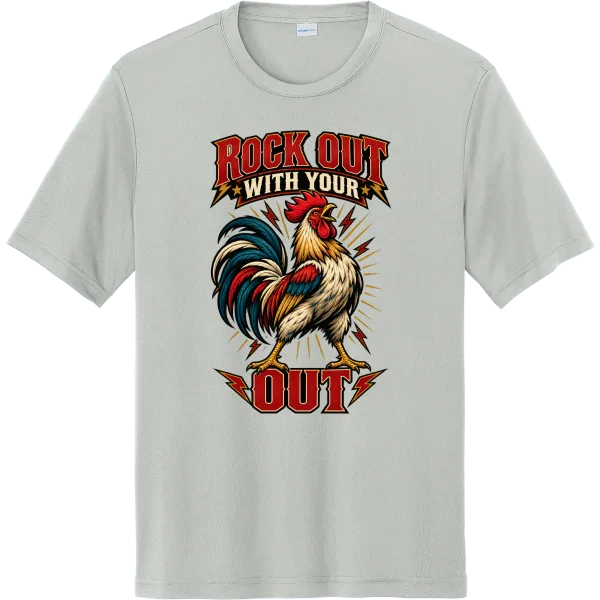 Rock Out With My Rooster Out - Silver