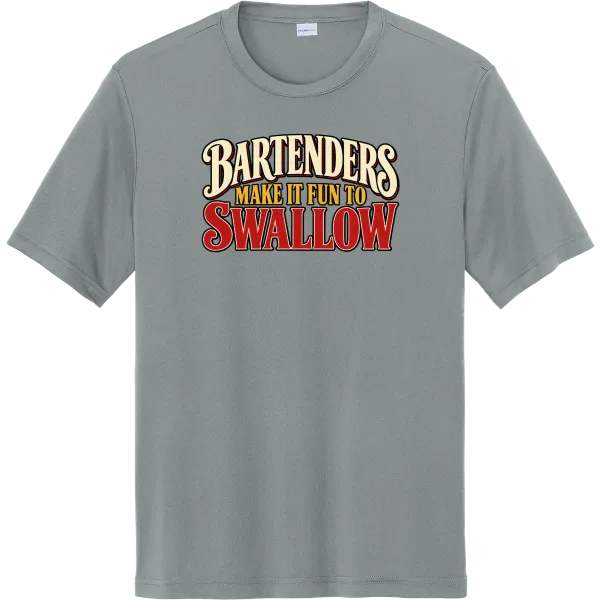 Bartenders Make It Fun to Swallow - Grey Concrete