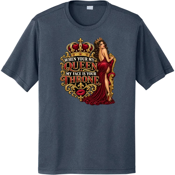 My Queen, My Throne - True Navy Heather